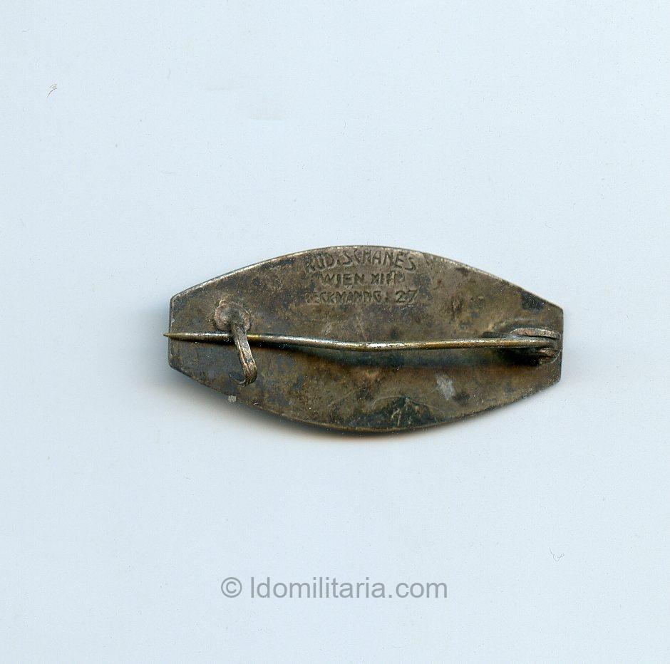 Deutsche Turnerbund Honor Badge - Rudolf Schanes, Wien - Image 2