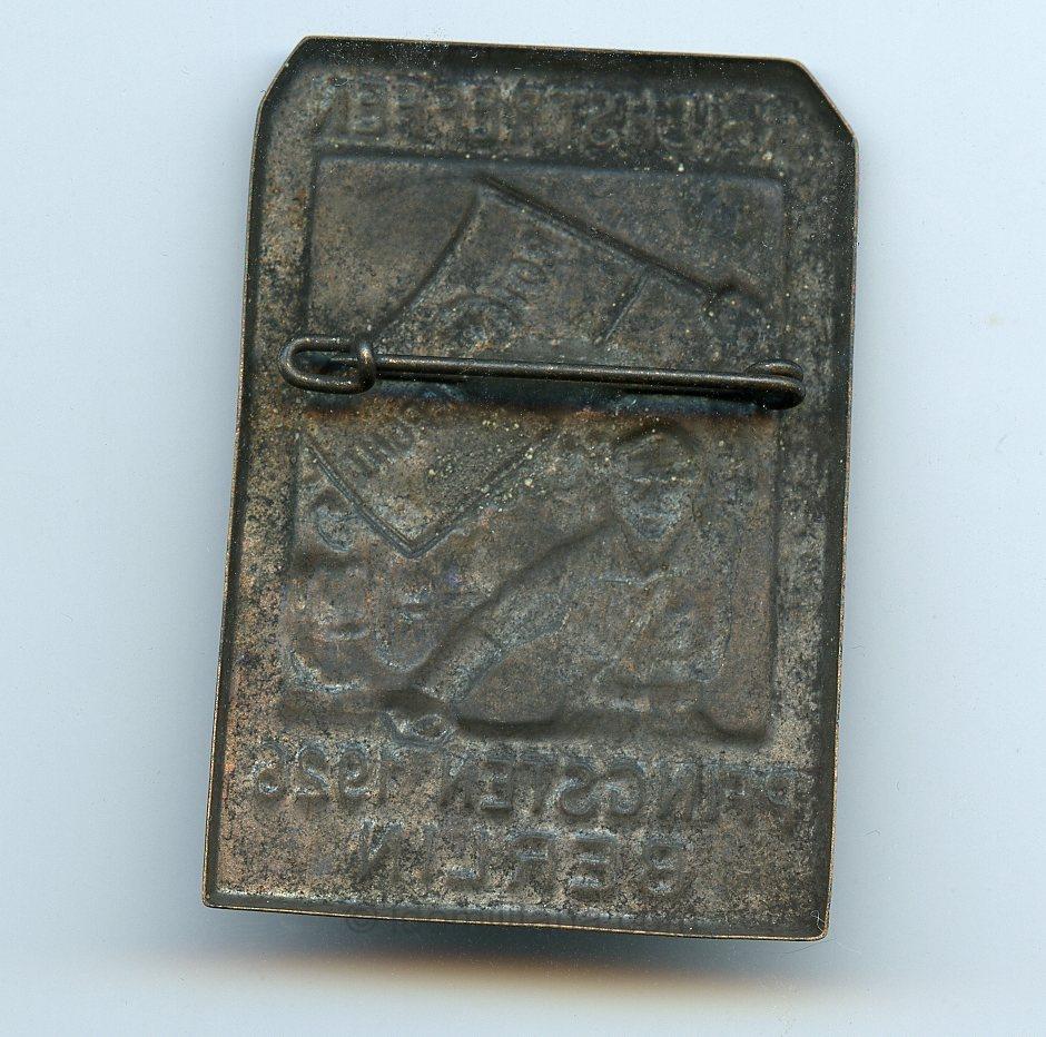 Rotfront Reichstreffen Pfingsten 1926 Berlin tinnie - Image 2