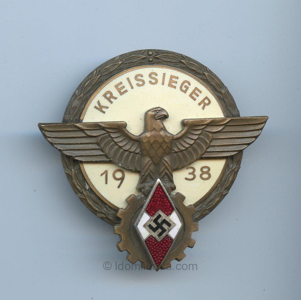 HJ Reichsberufswetkampf Kreissieger 1938 - Gustav Brehmer, Markneukirchen