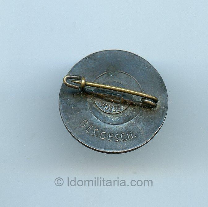 Early NSDAP Membership badge - Double Ges. Gesch. - Image 2