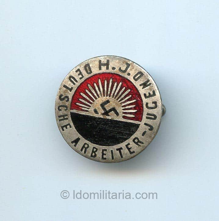 HJ Deutsche Arbeiter-jugend membership badge - Rudolf Schanes, Wien