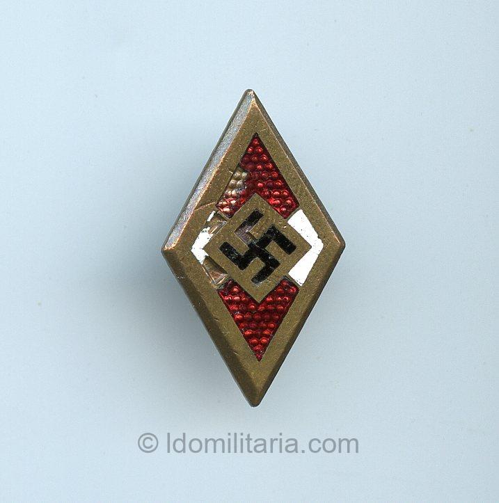HJ Golden Honor badge ''19848'' - Ferdinand Höffstatter, Bon
