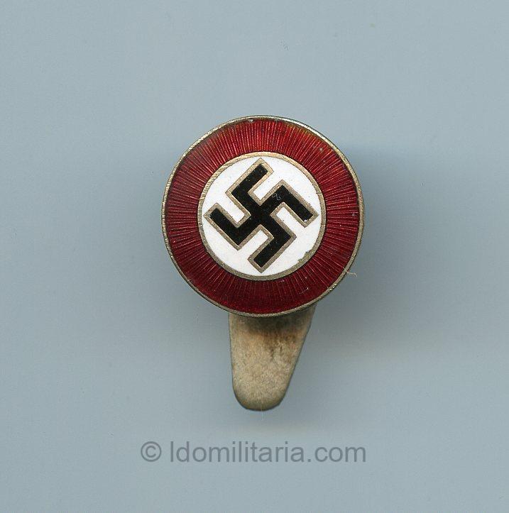 NSDAP Sympathie pin 'sunray'' pattern