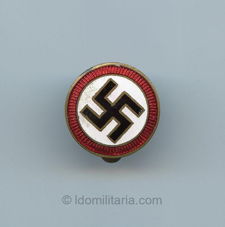 NSDAP Symapthie badge 'sunray' pattern