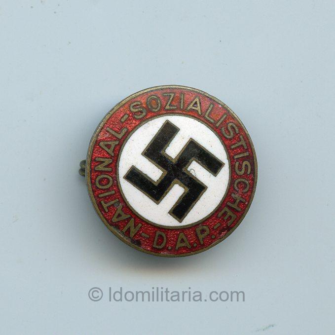Early full maker NSDAP Membership Badge – Paulmann & Crone, Lüdenscheid