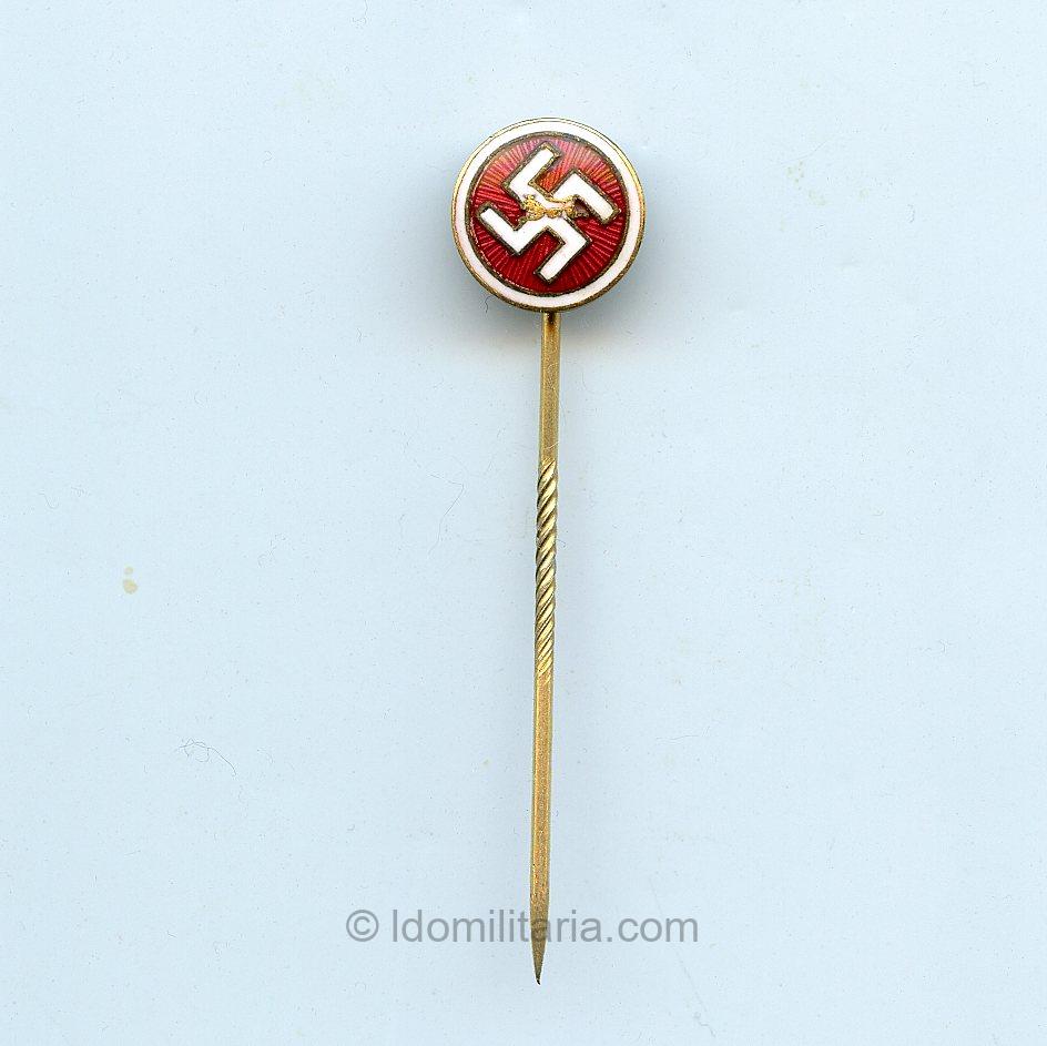 Extremely rare DNSAP Membership badge from the city of Grenaa (Grenå) - Image 2