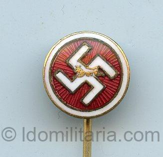 Extremely rare DNSAP Membership badge from the city of Grenaa (Grenå)