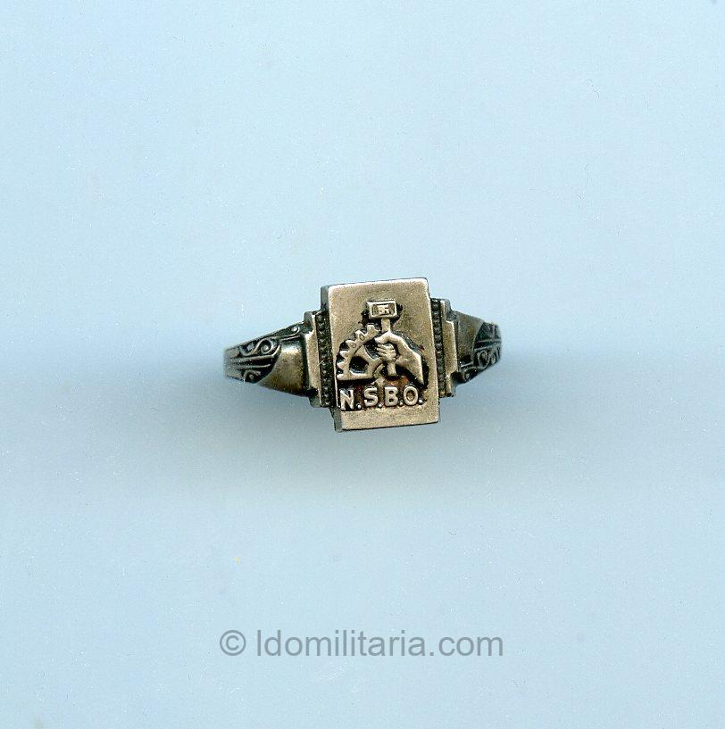 NSBO Ring '800' silver