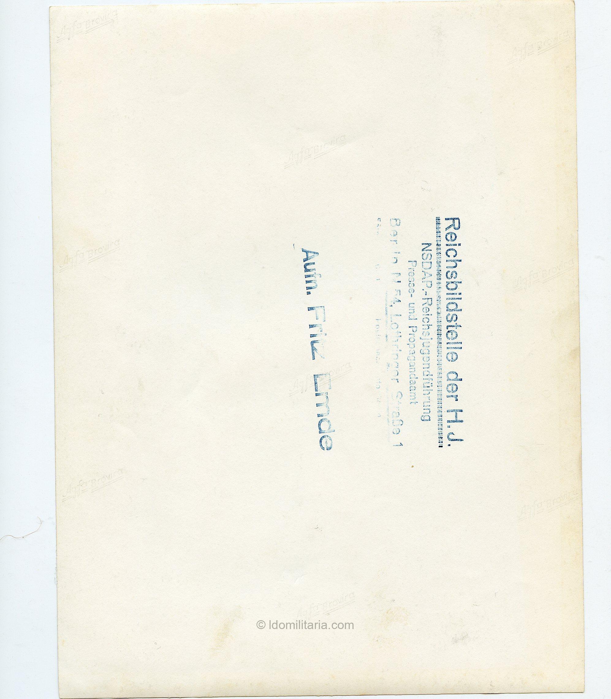 Large Size Press Photograph of Karl Dönitz and Arthur Axmann - Image 2