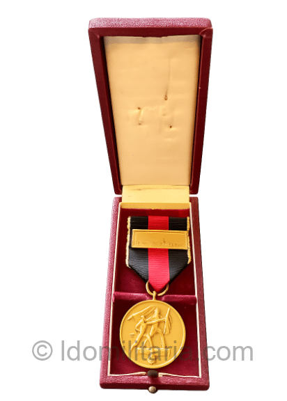 Sudentland medal with Prager Burg and box - Image 3
