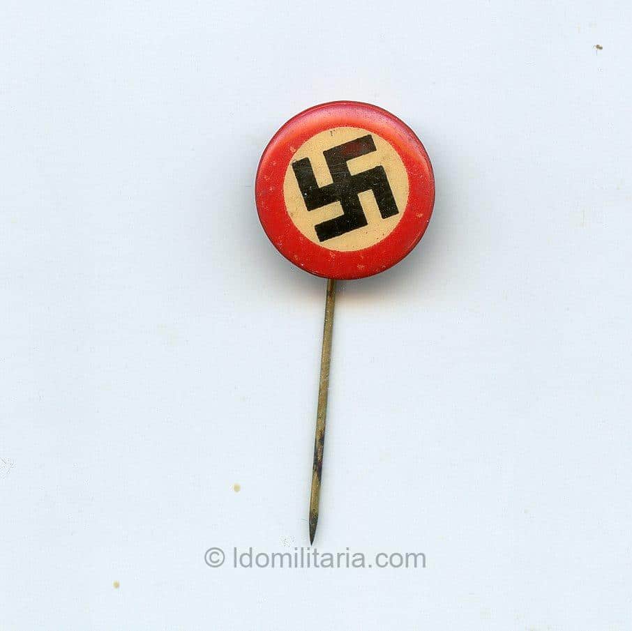 Celluloid NSDAP Sympathie stickpin