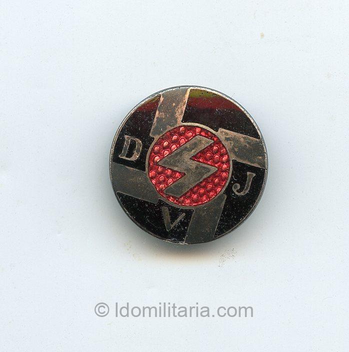First pattern DJV membership badge - Steinhauer & Lück, Lüdenscheid.
