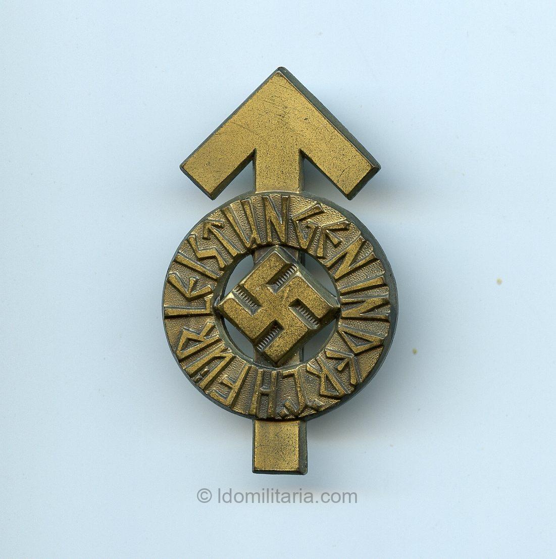 HJ Sport badge in bronze '26832 - Gustav Brehmer, Markneukirschen