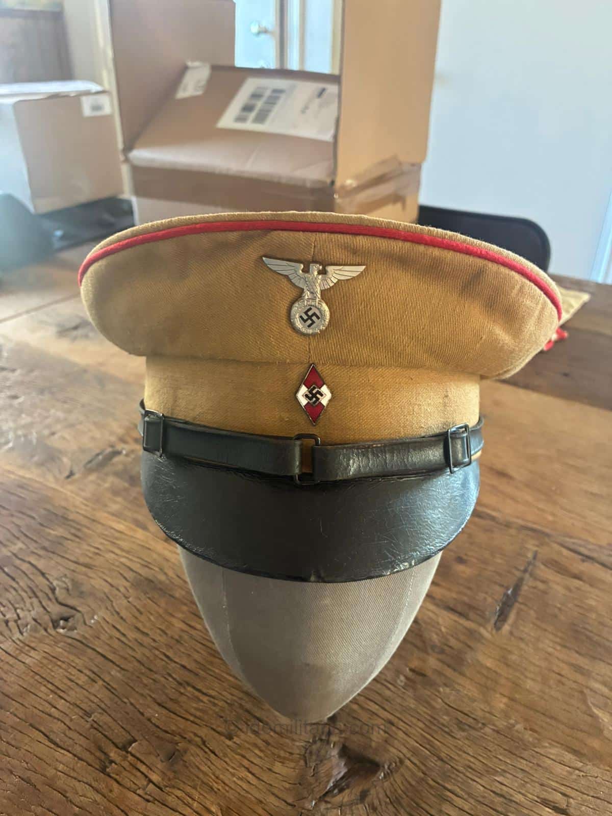 HJ Leather Visor Cap - RZM Tagged