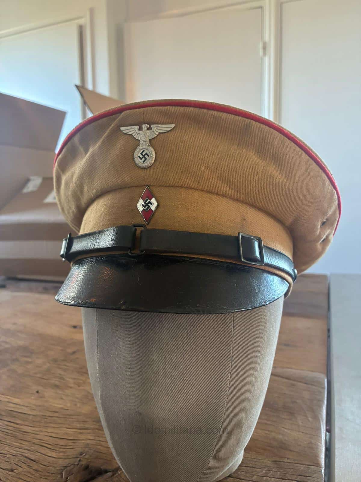 HJ Leather Visor Cap - RZM Tagged - Image 7