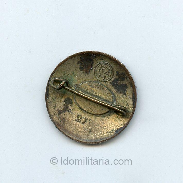 Transitional NSDAP Membership badge '27' - Ernst.L. Müller - Image 2