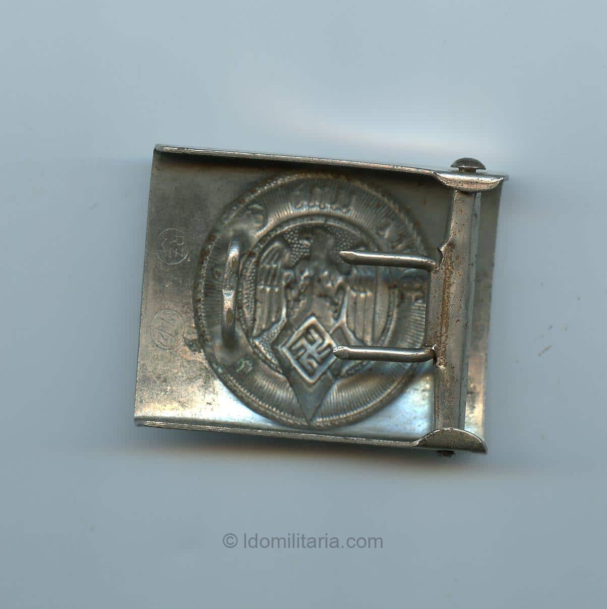 Steel HJ Belt buckle - Overhoff & Cie, Lüdenscheid - Image 2