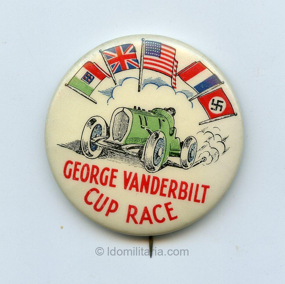 George Vanderbilt Cup Race pin