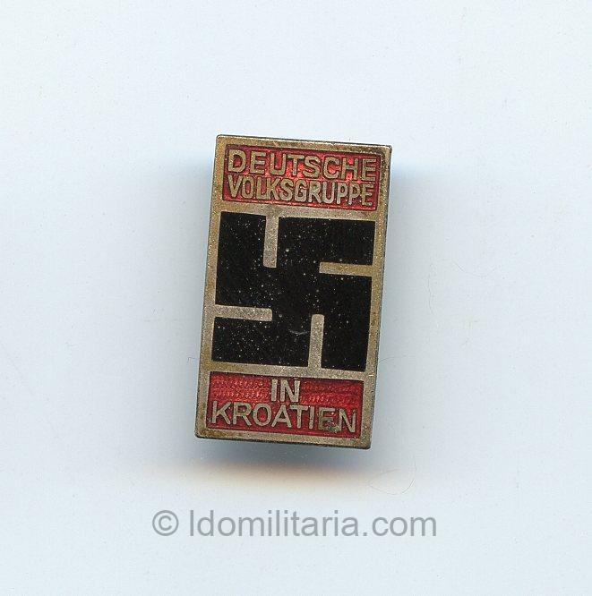 Deutsche Volksgruppe in Kroatien Membership badge