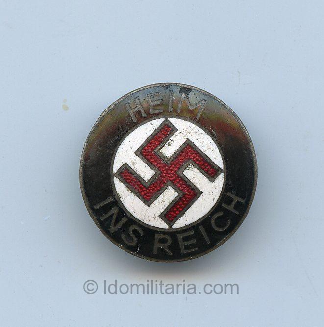NSDAP Heim ins Reich badge - L.G.S