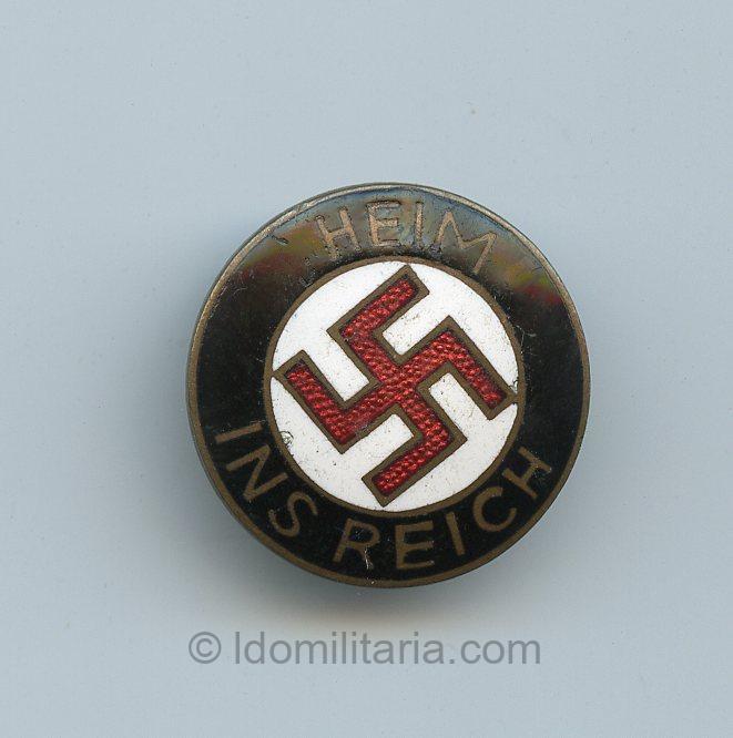 NSDAP Heim ins Reich badge - G.w.O