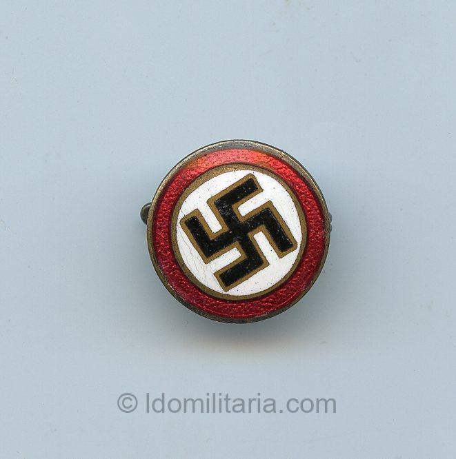 Early NSDAP Sympathie pin - Unmarked