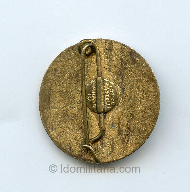 Germania Italia Milano 5 Agos. XII FIDAL badge - Image 2