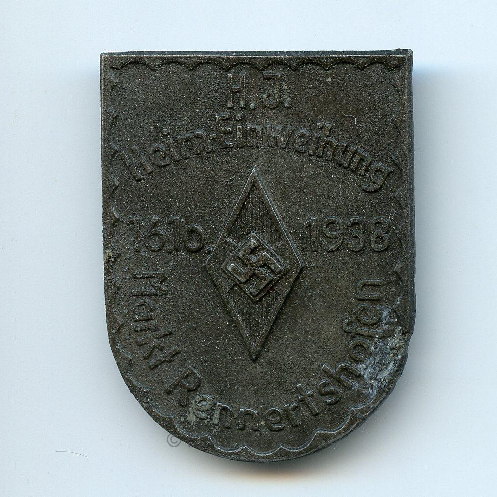 HJ Heim-Einweihung Markt Rennertshofen 16.10.1938 - C. Poellath, Schrobenhausen