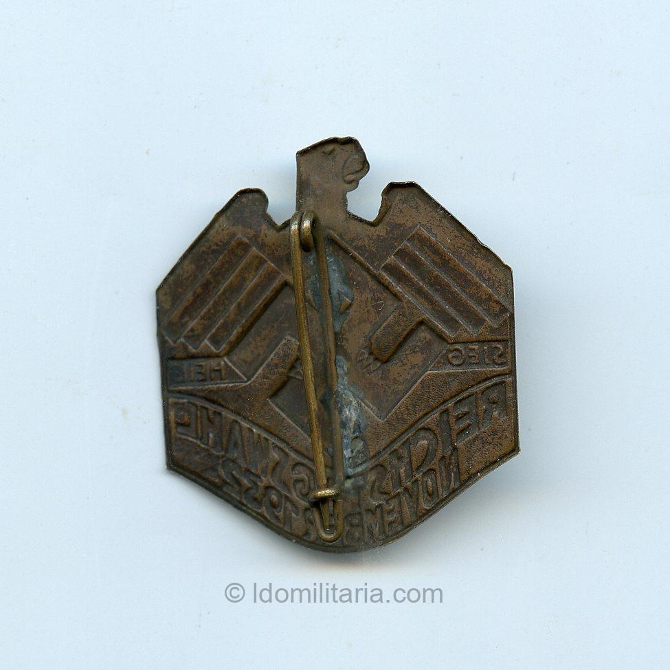 NSDAP Reichstagswahl november 1932 ''Sieg Heil'' tinnie - Image 2