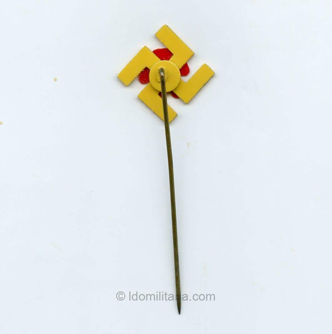 Plastic made NSDAP Swastika stickpin - Image 2