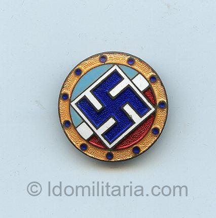 Nationaal-Socialistische Nederlandsche Arbeiderspartij (NSNAP) Kruyt Membership badge