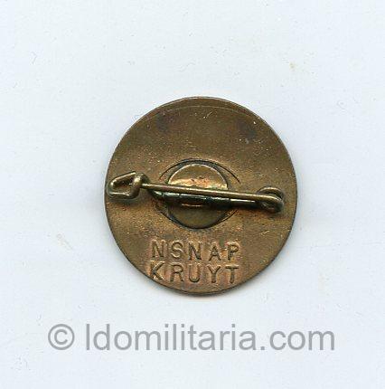 Nationaal-Socialistische Nederlandsche Arbeiderspartij (NSNAP) Kruyt Membership badge - Image 2