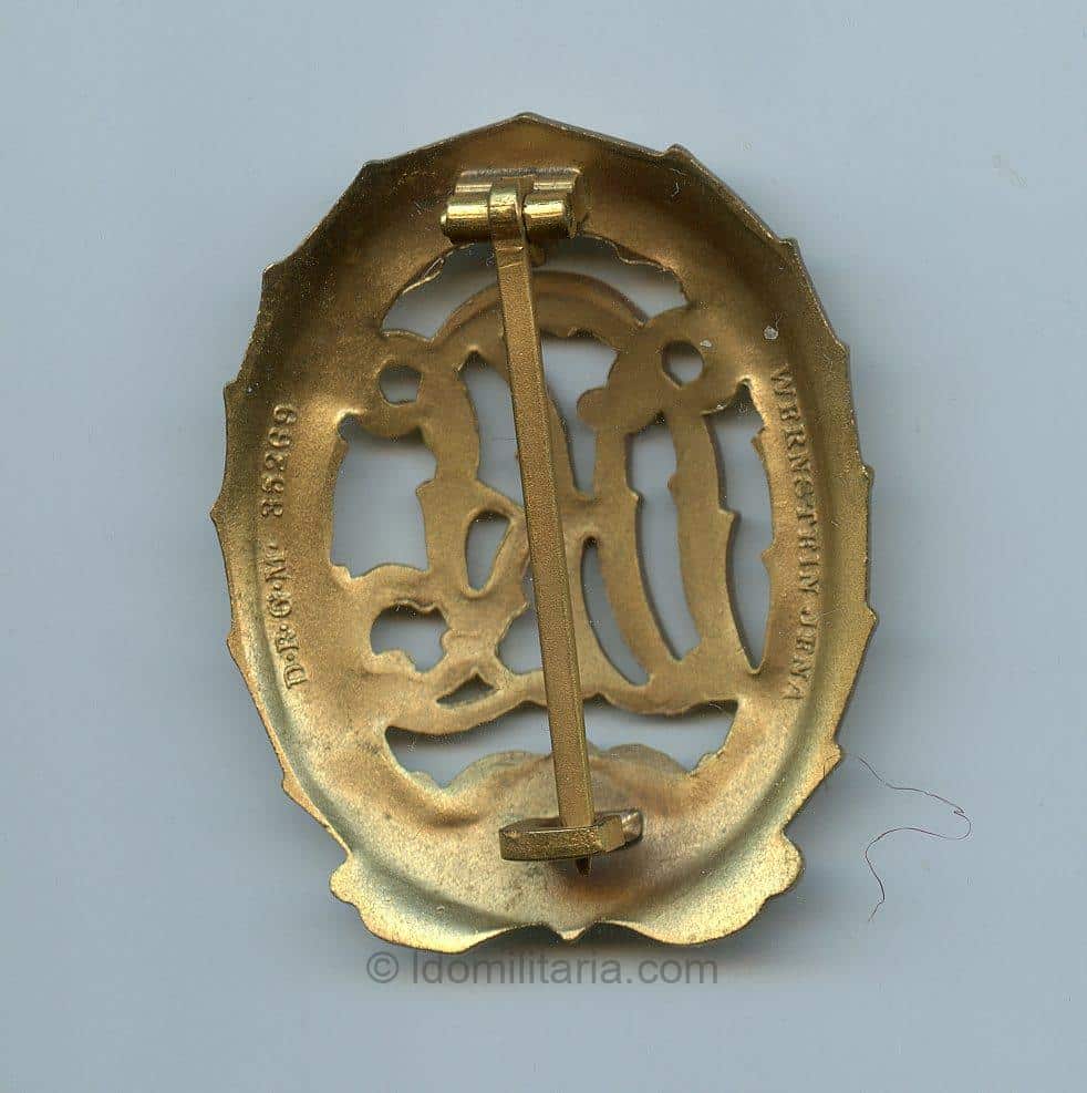 DRL Sport badge in gold – Hermann Wernstein, Jena - Image 2