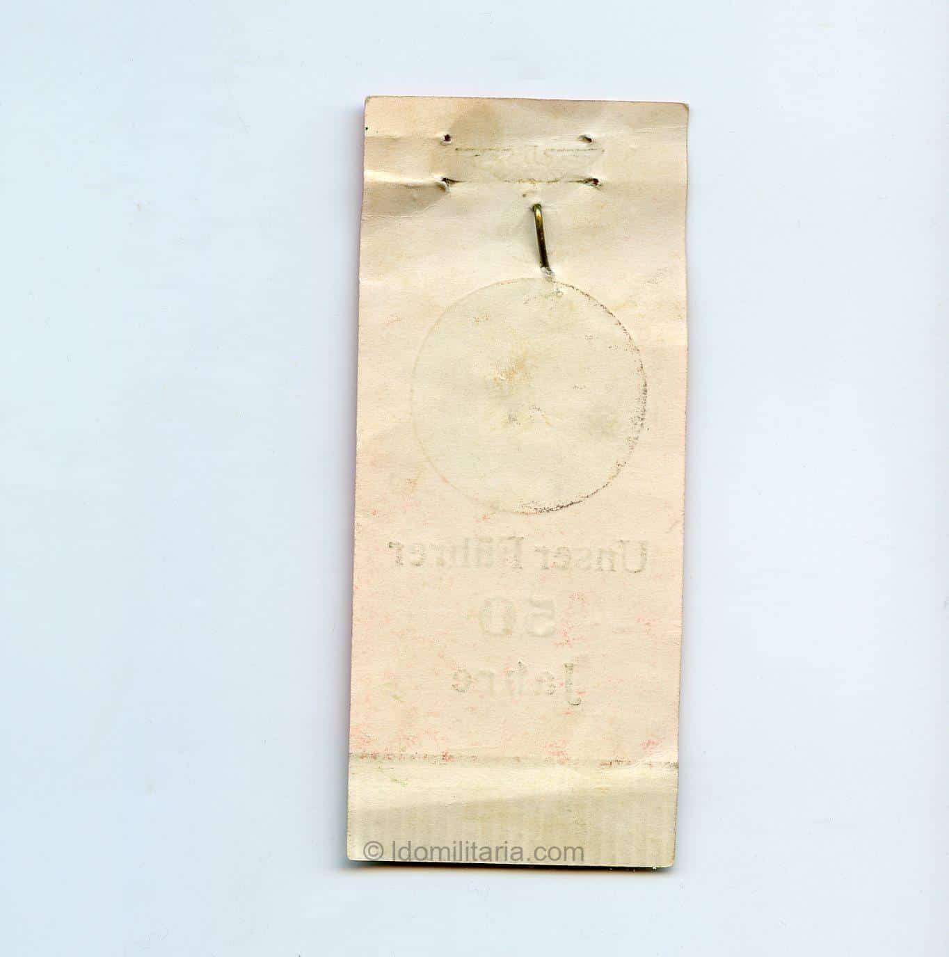 Adolf Hitler 50th Birthday bookmark + stickpin - Image 2
