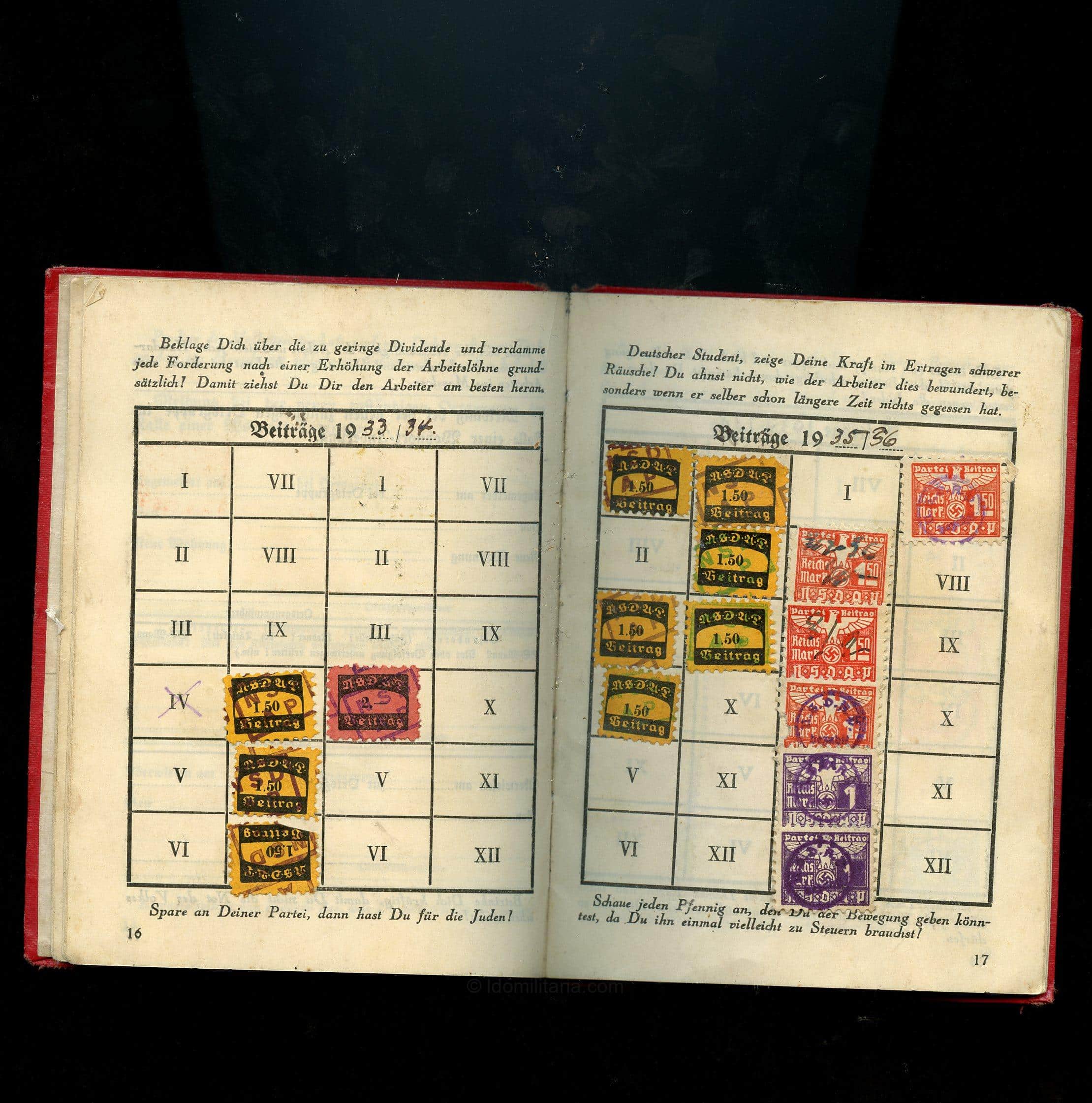2 x NSDAP Membership Ausweis to married couple - Image 9
