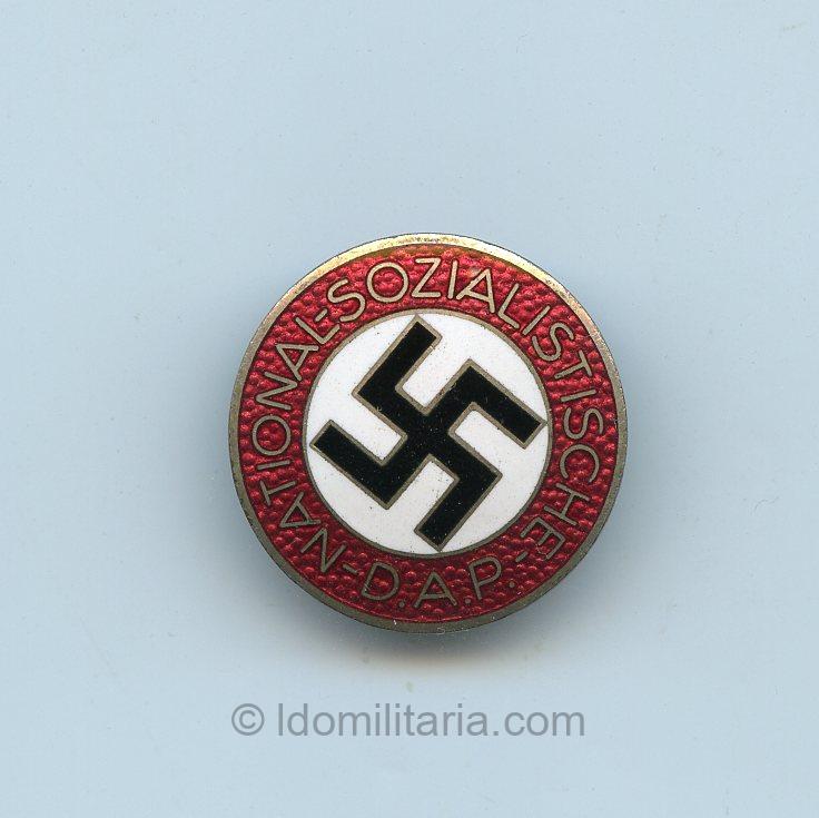 NSDAP Membership badge 'Knopfloch'- Fritz Zimmerman, Stuttgart