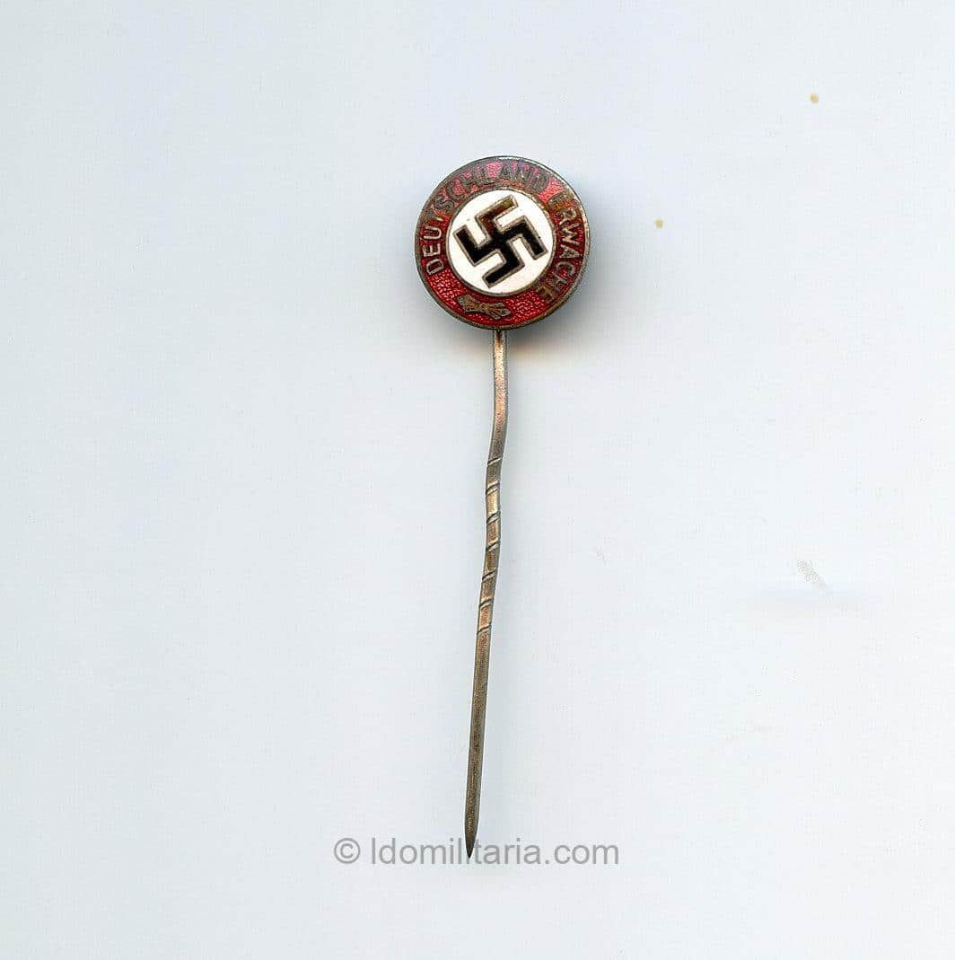 Rare 13mm NSDAP Deutschland Erwache stickpin