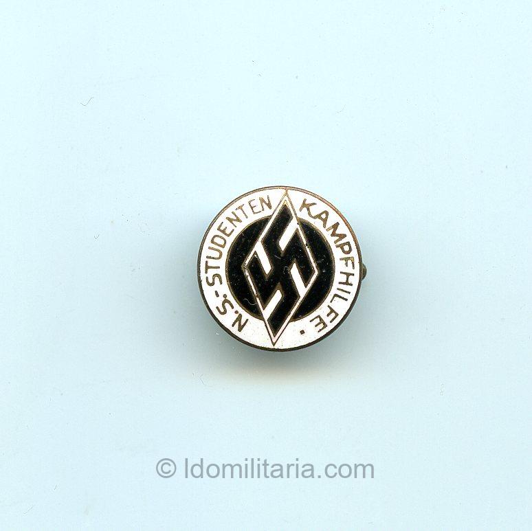 N.S-Studenten Kampfhilfe badge 16mm variant - Steinhauer & Lück, Lüdenscheid