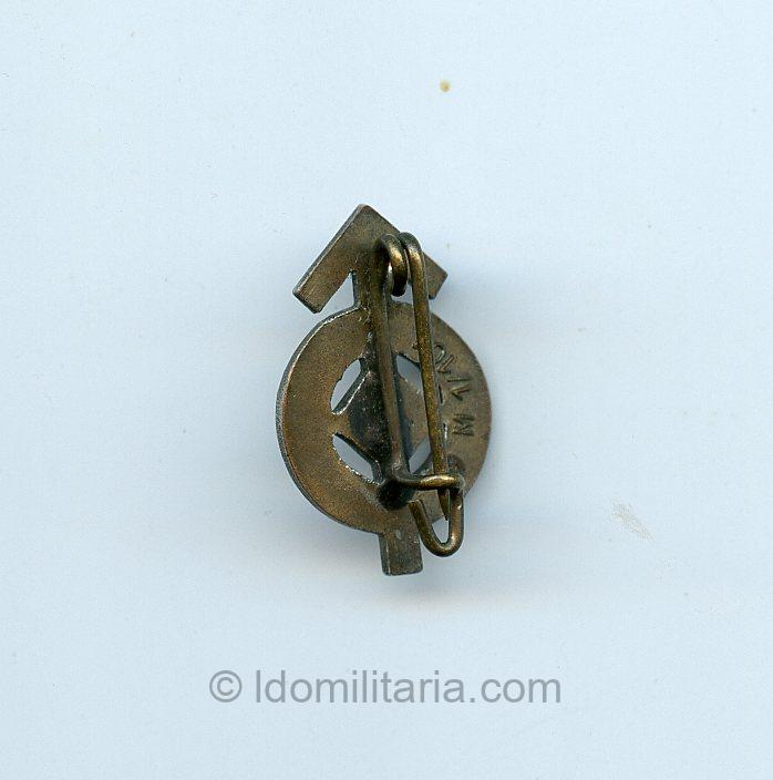 HJ Sport badge in bronze miniature - Image 2