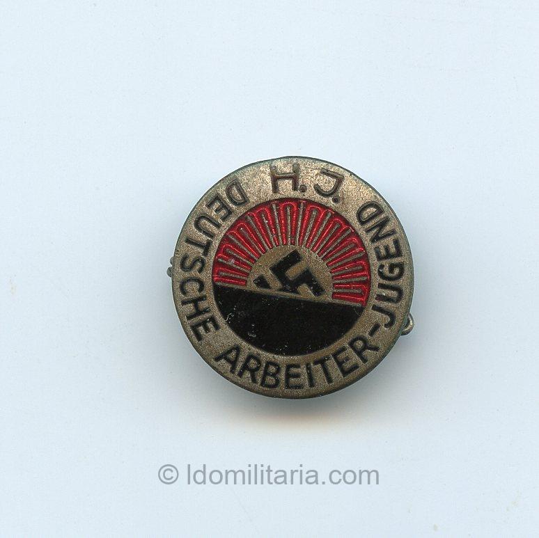 HJ Arbeiter-jugend Membership badge - Unmarked