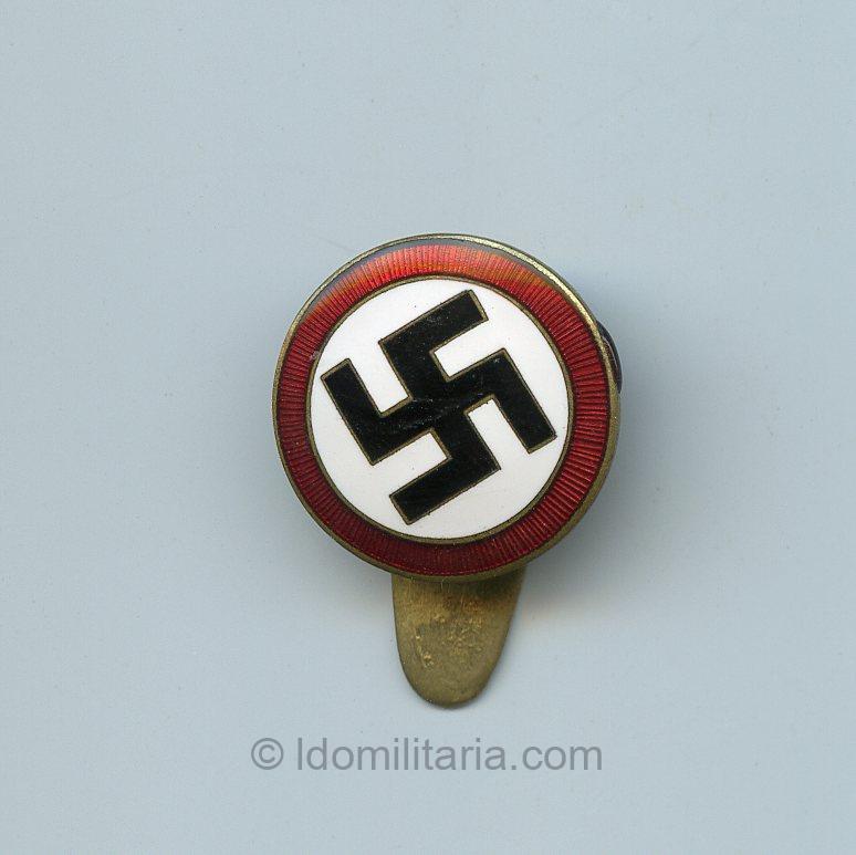 Full maker NSDAP Sympathie badge - Anton Schenkl, Wien!