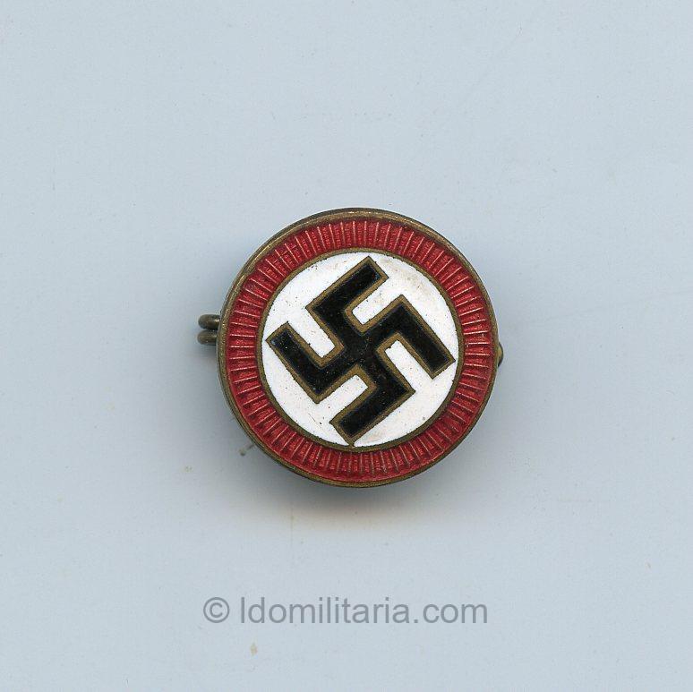Full maker NSDAP Sympathie badge - J. Heintschel Graveur, Wien!