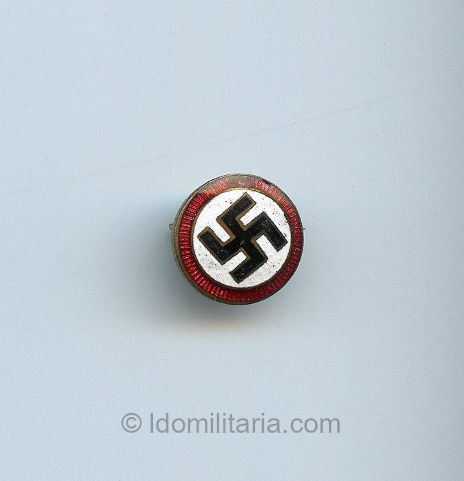 NSDAP Sympathie badge 12mm with early setup!