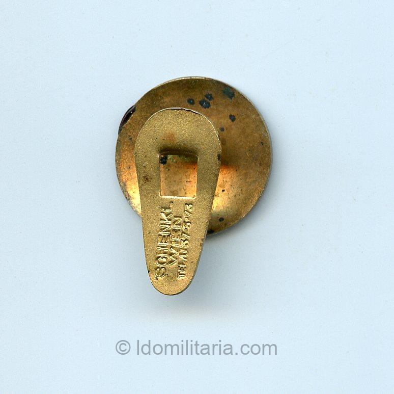 Full maker NSDAP Sympathie badge - Anton Schenkl, Wien! - Image 2