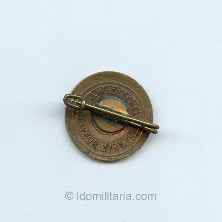 Full maker NSDAP Sympathie badge - J. Heintschel Graveur, Wien! - Image 2