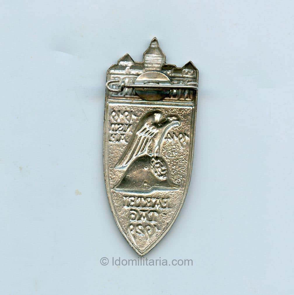 NSDAP Reichsparteitag Nürnberg 1929 tinnie ”RZM variant” – Ferdinand Hoffstätter, Bonn - Image 2