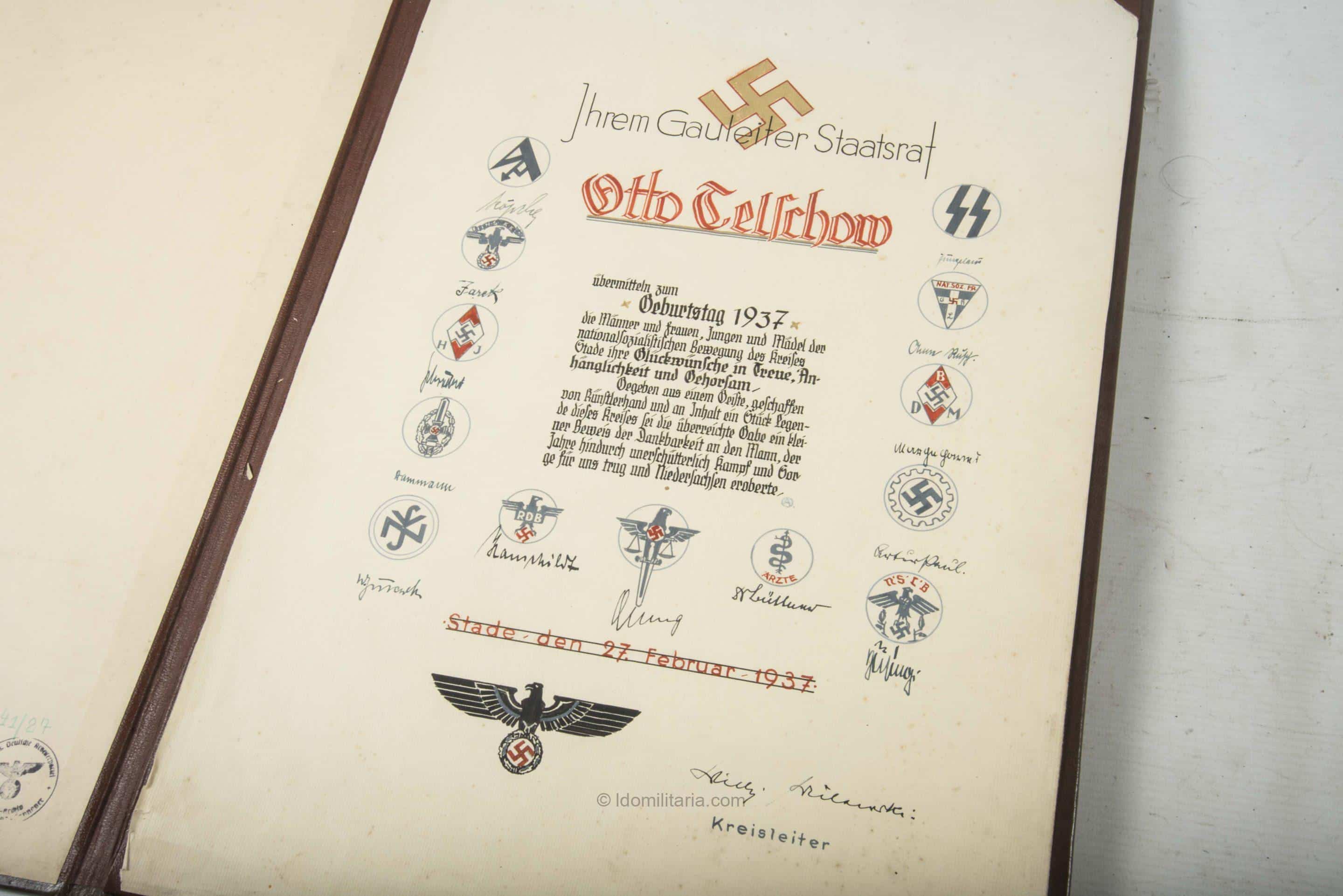 Grouping to Gauleiter Otto Telschow – Gau Ost-Hannover - Image 5