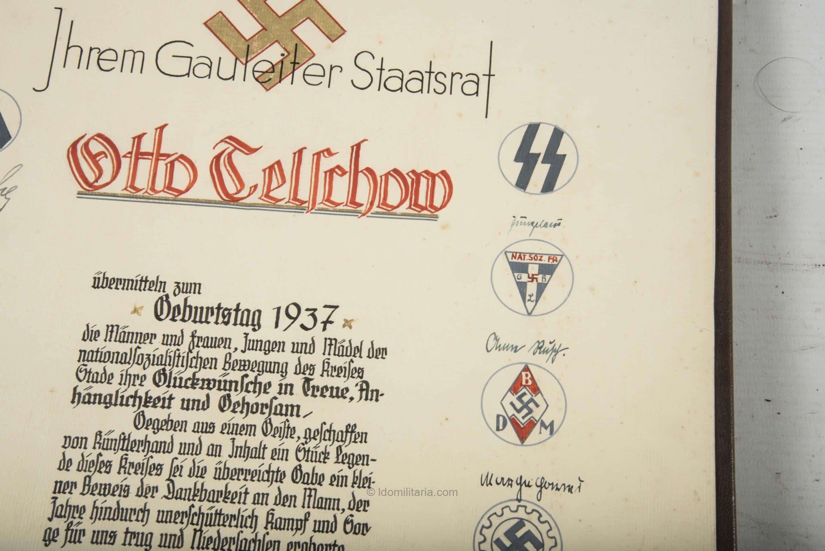Grouping to Gauleiter Otto Telschow – Gau Ost-Hannover - Image 8