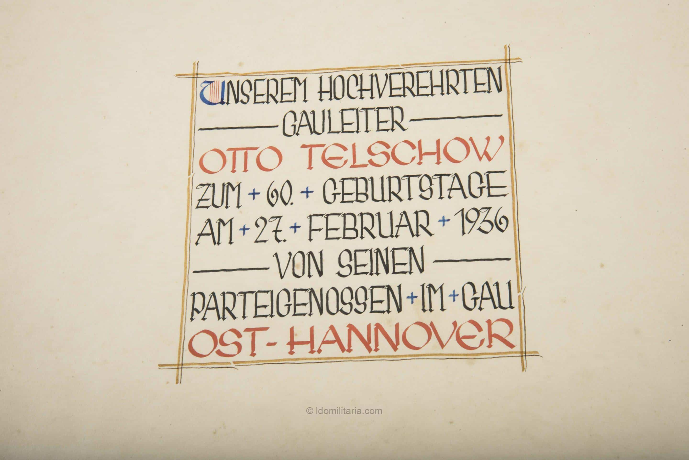 Grouping to Gauleiter Otto Telschow – Gau Ost-Hannover - Image 26