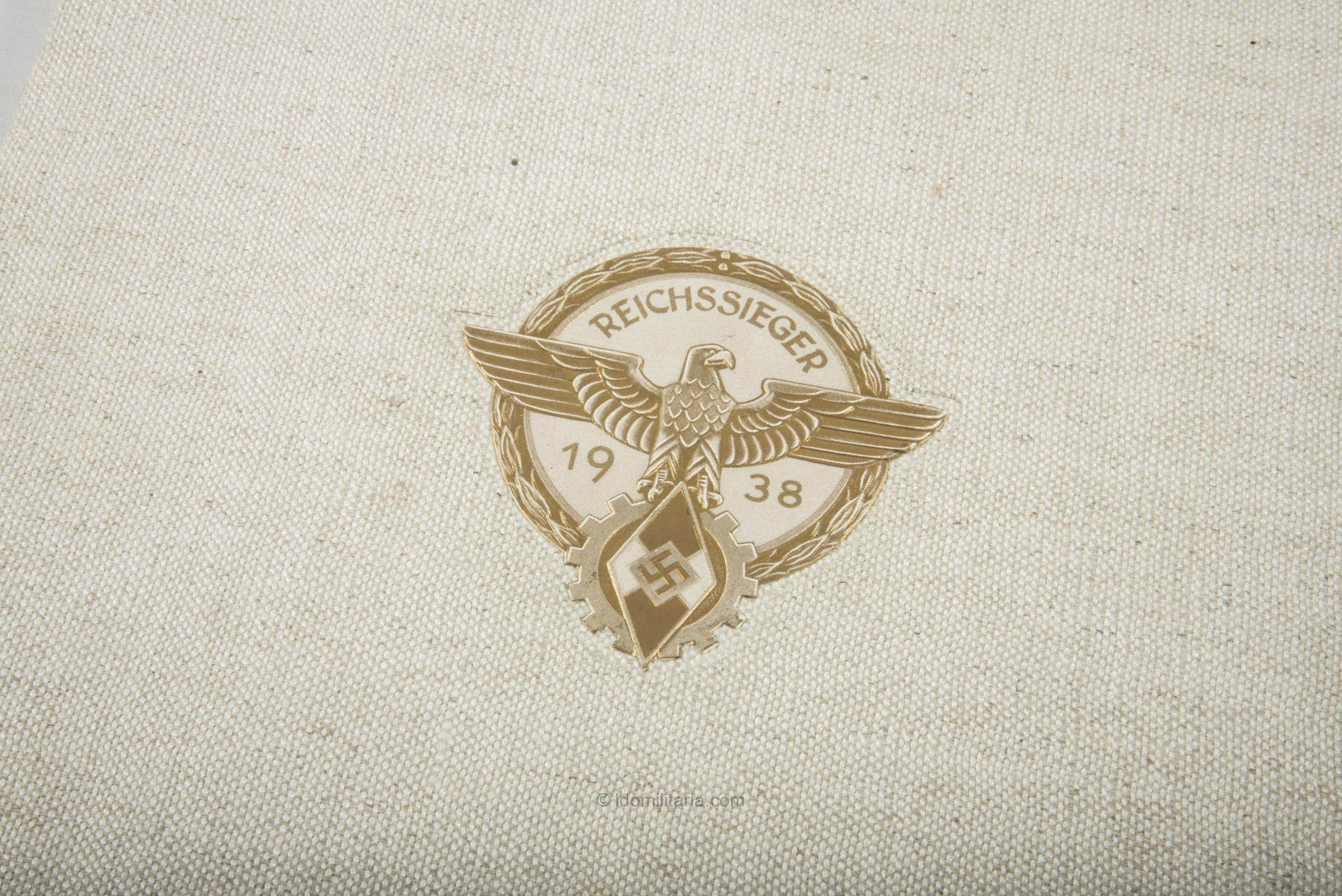 HJ Reichsberuffwetkampf 1938 Reichssieger award document - Image 8